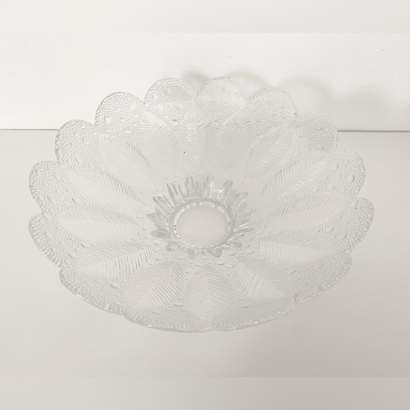 Vintage Lausitzer East Germany Art Glass Large Crystal Bowl - 10.75” Diameter - Picture 7 of 9